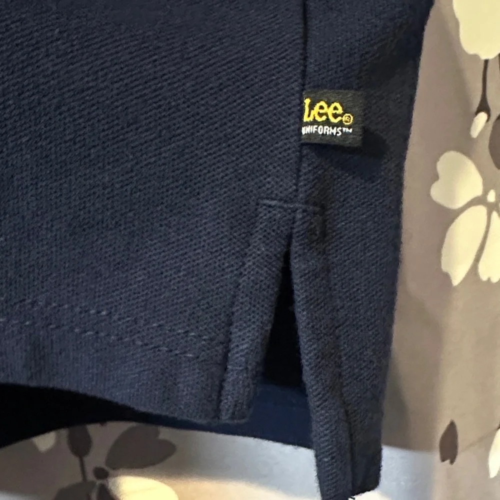 Lee Men's Navy Polo Shirt - Picture 4 of 6